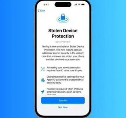 杏花岭苹果授权维修店分享被盗设备保护功能开启方法 